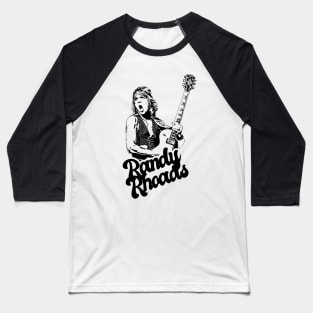 Randy Rhoads 80s style classic Baseball T-Shirt